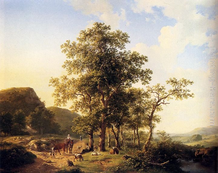 Hendrikus van den Sande Bakhuyzen A Halt Along The Way